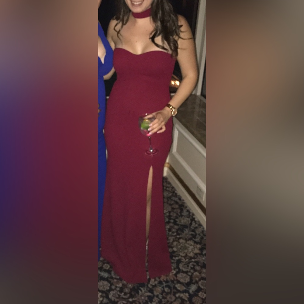 Sequin hearts gown